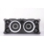 Boombox z akumulatorem, 120W, Ibiza, SPLBOX200-BK